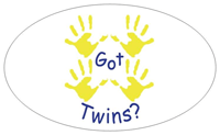 "Got Twins?" bumper sticker